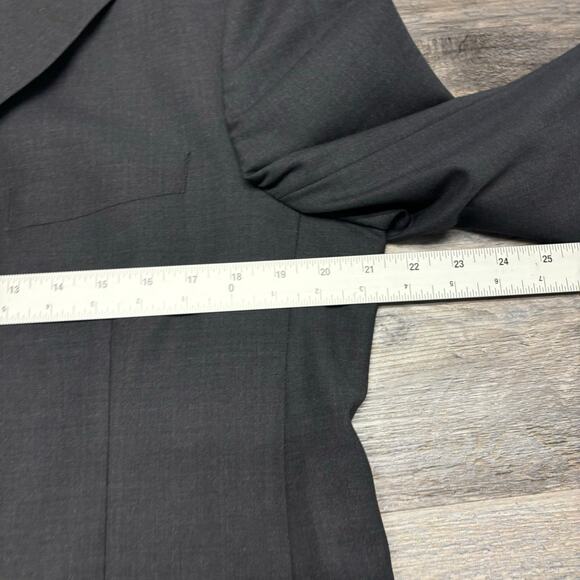 Brooks Brothers 346 Explorer Gray Mens 40 SH Wool Blend Sport Coat Blazer Jacket - Picture 7 of 12